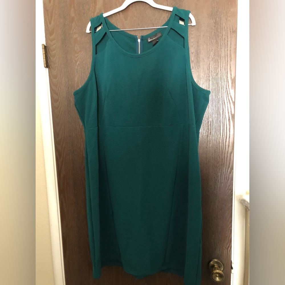 Lane Bryant green ribbed dress size 26